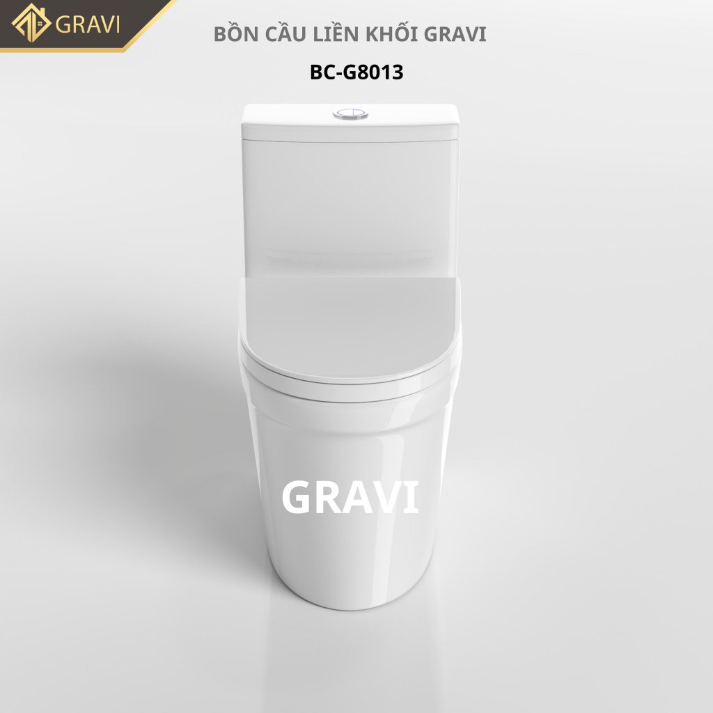 Bồn cầu liền khối Gravi BCLK-DV8013