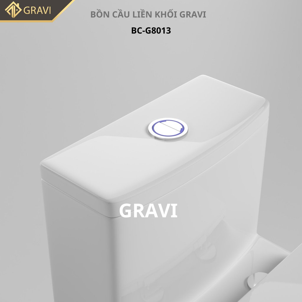 Bồn cầu liền khối Gravi BCLK-DV8013