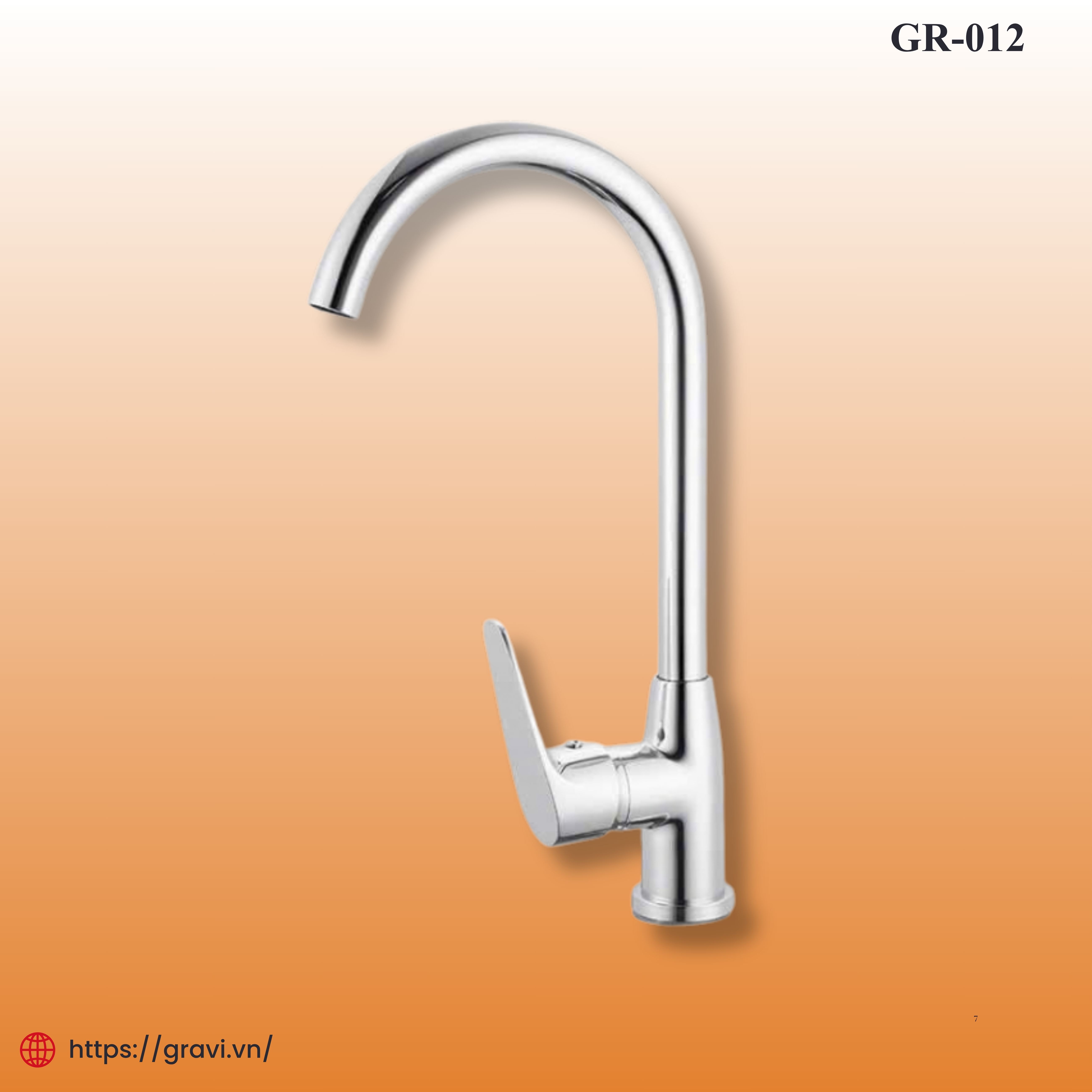 Vòi rửa bát 360 độ Gravi GR-012