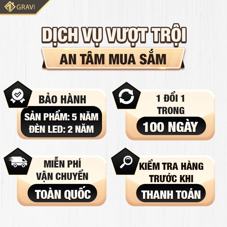 Bộ tủ chậu phòng tắm cao cấp BT.GTM60G2
