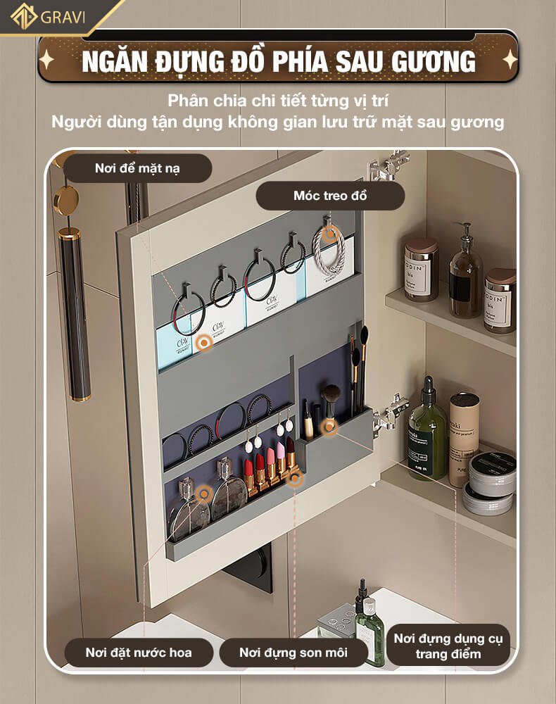Bộ tủ chậu phòng tắm BT.GT80G5