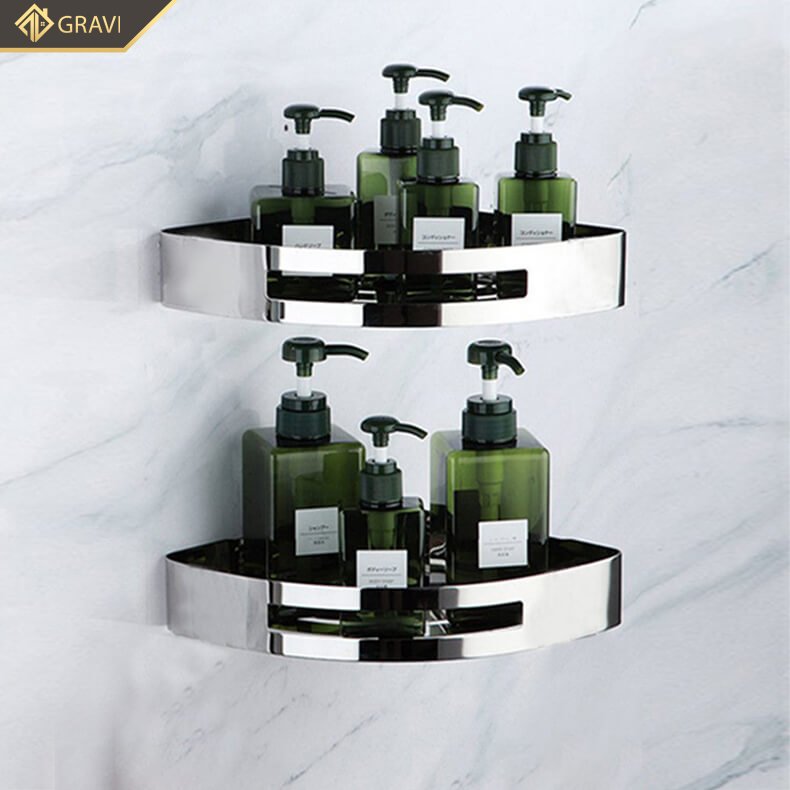 Kệ góc 2 tầng Inox