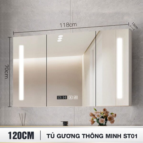 Tủ gương phòng tắm BT.GTM120G4