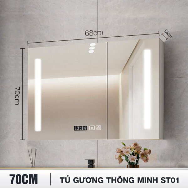 Tủ gương phòng tắm BT.GTM70G4