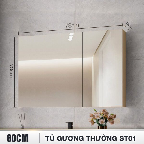 Tủ gương phòng tắm BT.GT80G4