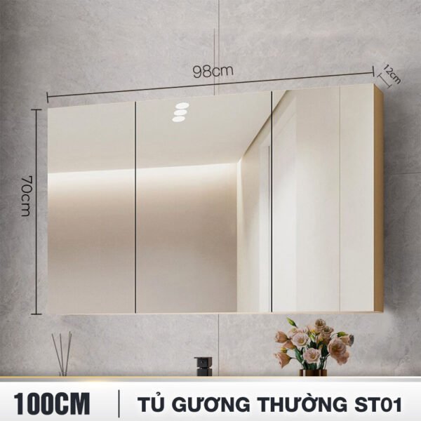 Tủ gương phòng tắm BT.GT100G4