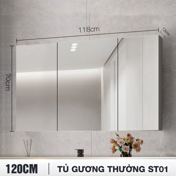 Tủ gương phòng tắm BT.GT120G4