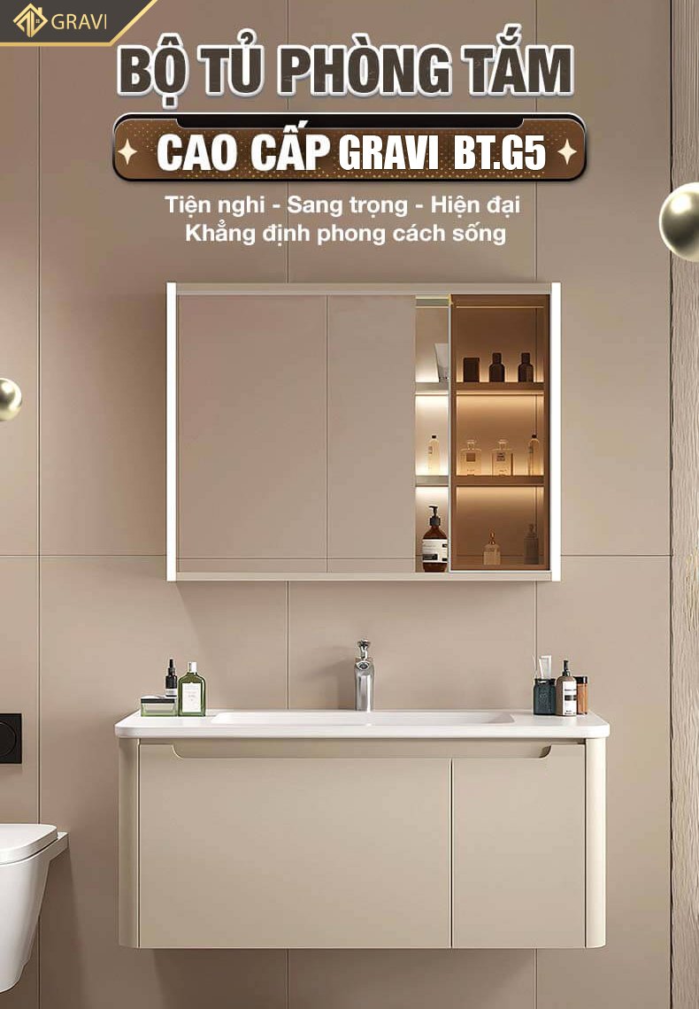 Bộ tủ chậu phòng tắm G5 (1)