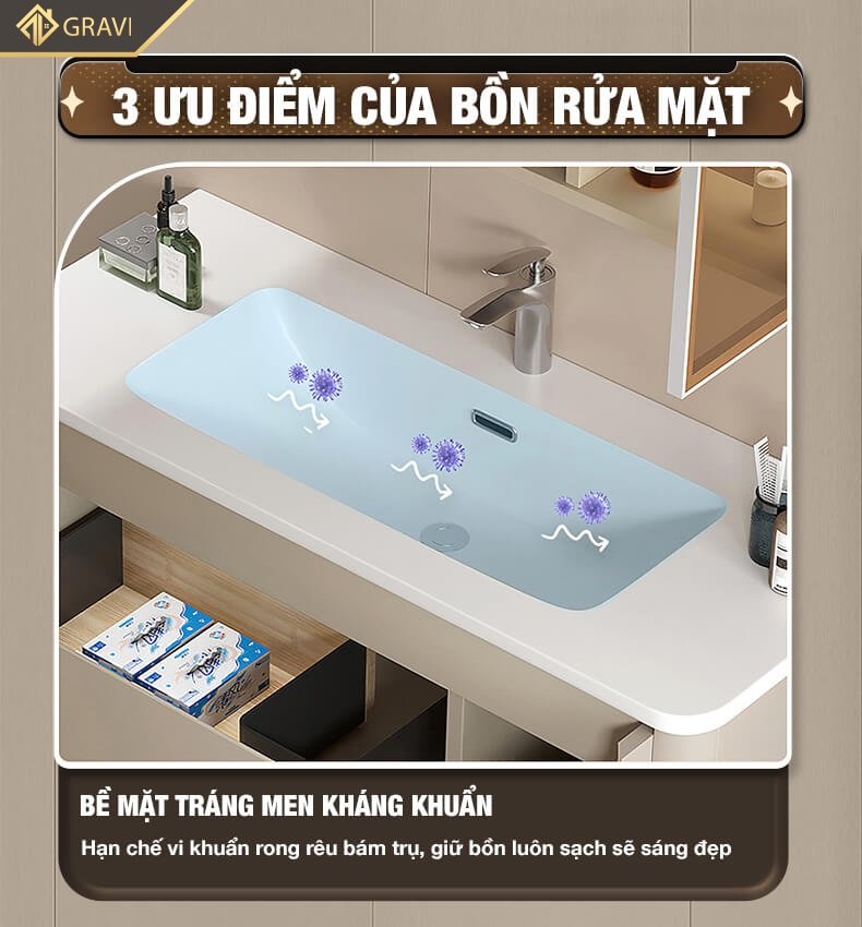 Bộ tủ chậu phòng tắm G5 (3)