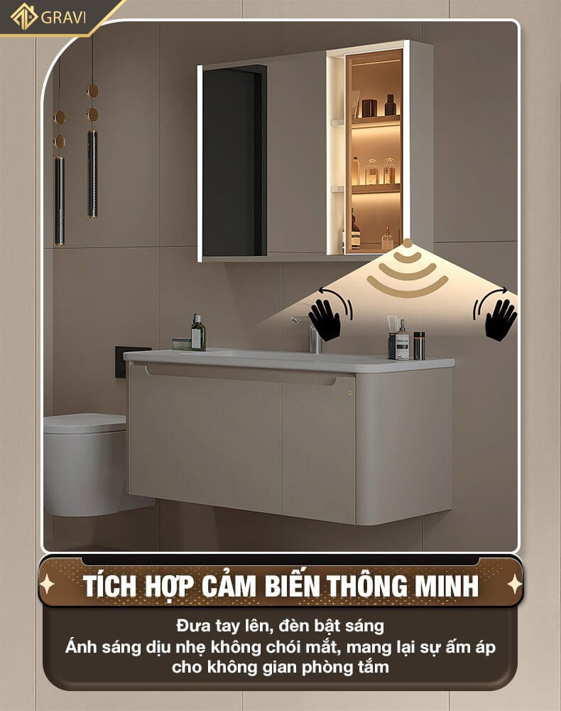 Bộ tủ chậu phòng tắm G5 (2)