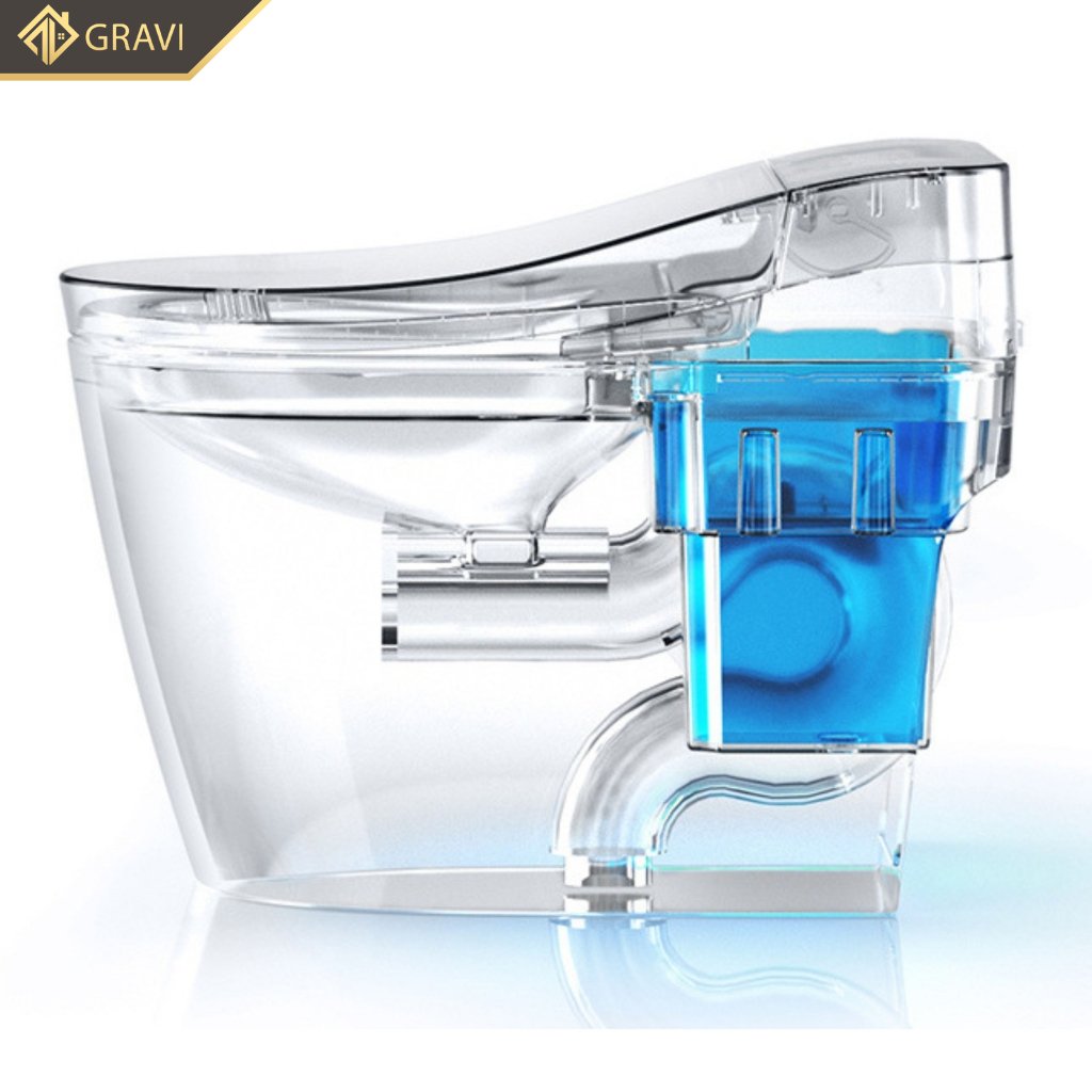 Bồn Cầu Liền Khối Bán thông minh Gravi BC-3525