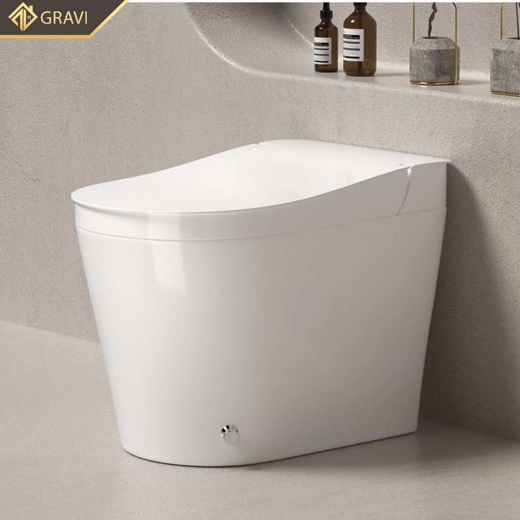 Bồn Cầu Liền Khối Bán thông minh Gravi BC-3526