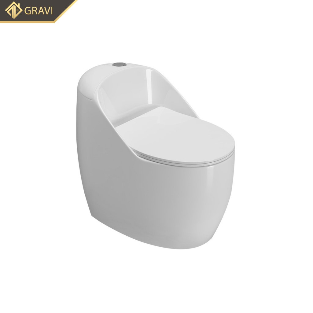 Bồn Cầu Tròn Liền Khối Gravi BC-35112