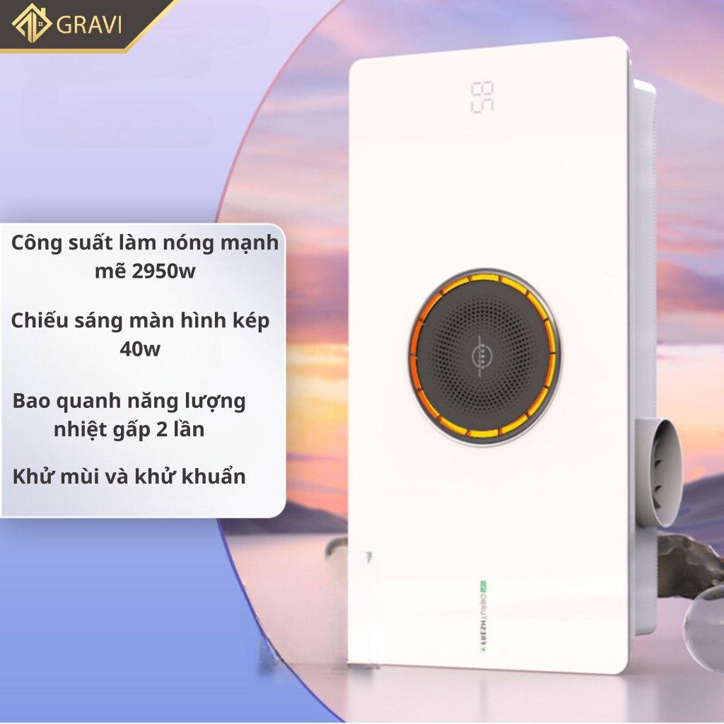 Điều hòa phòng tắm Gravi ĐH-123