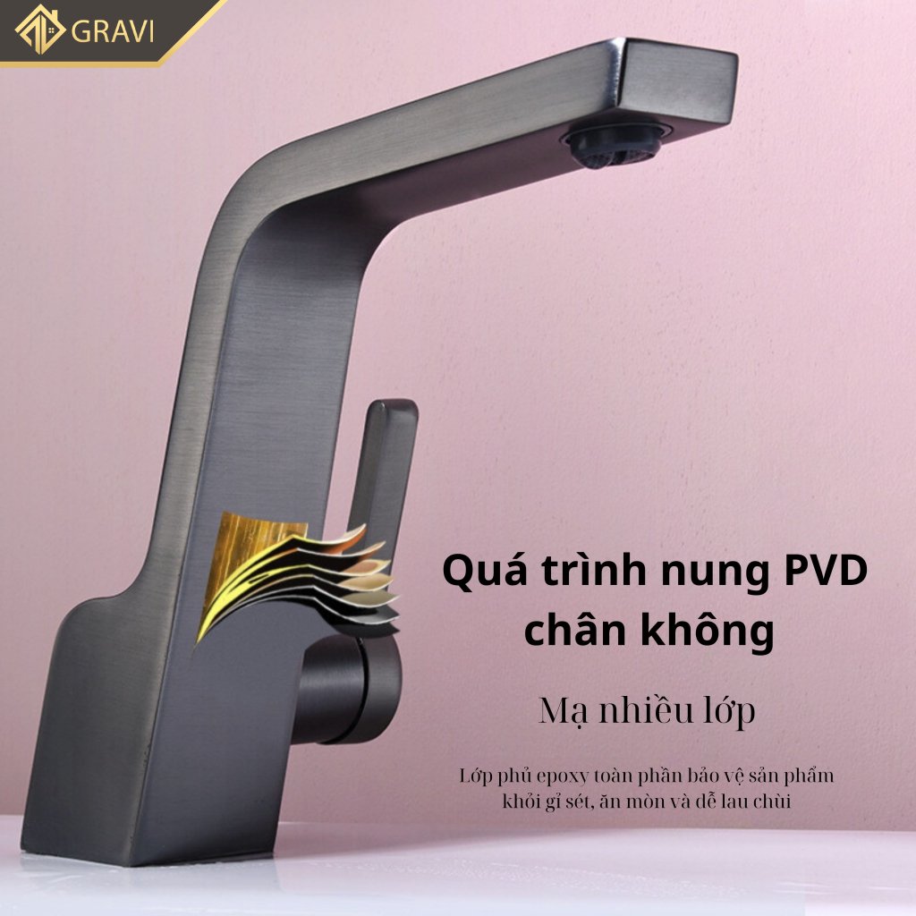 Vòi lavabo cao cấp Gravi VDK37X