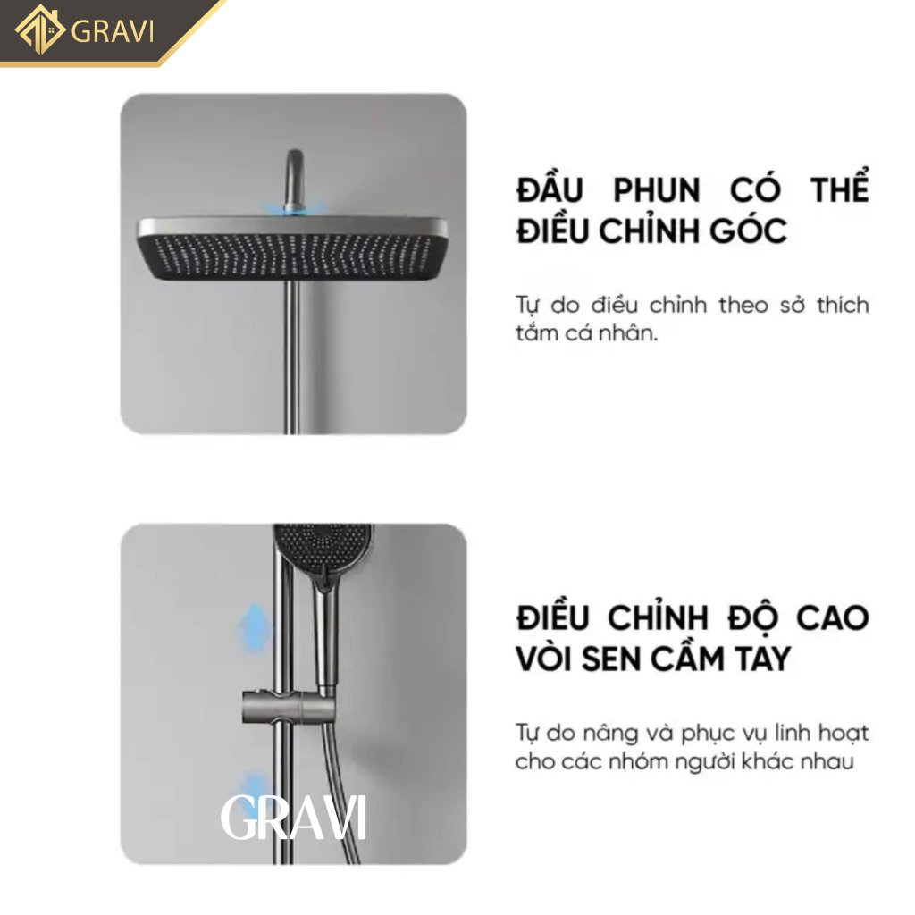 Sen cây tắm thông minh Gravi - S8888