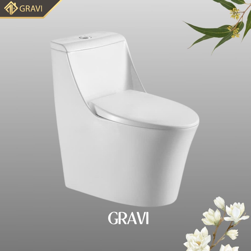 Bồn cầu liền khối cao cấp Gravi GR-9266