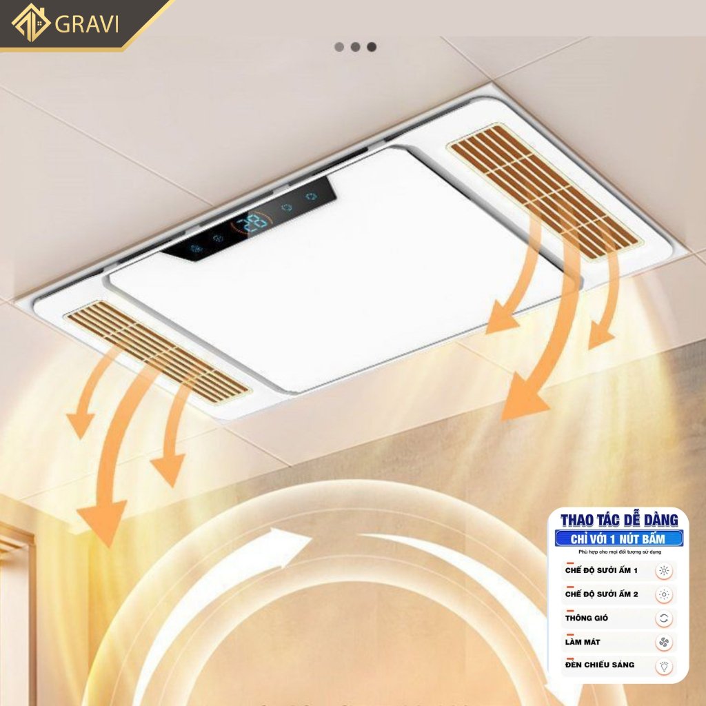 Điều hòa phòng tắm Gravi GR - 02