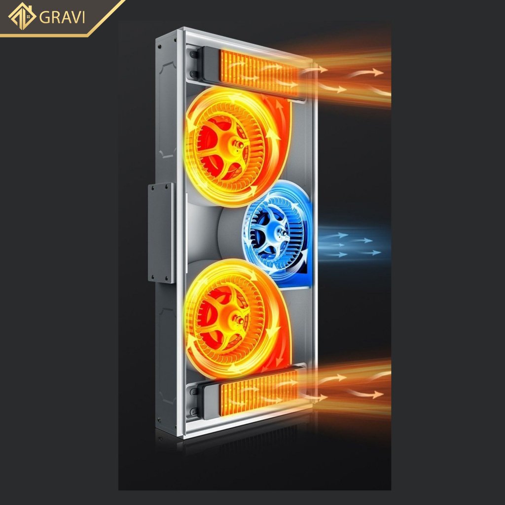 Điều hòa phòng tắm Gravi GR - 02