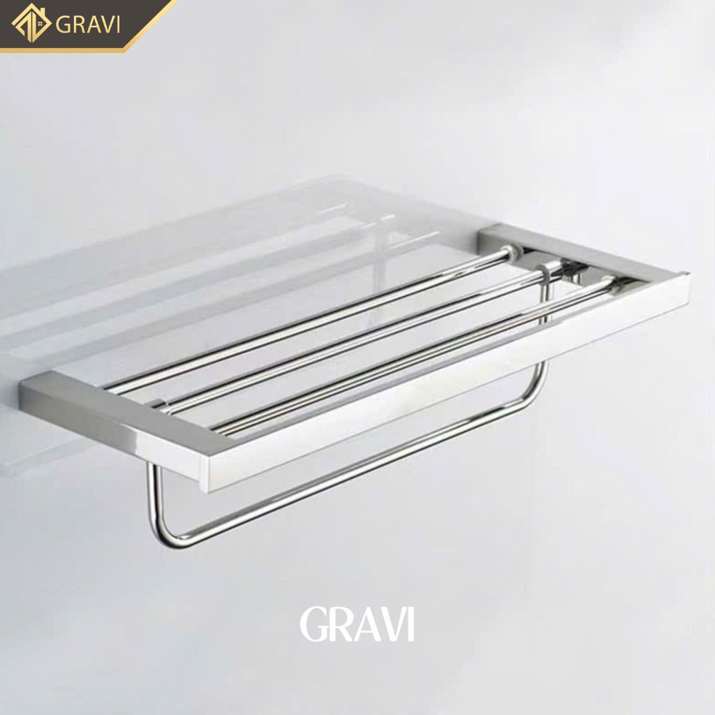 Giá treo khăn Inox 304 cao cấp Gravi