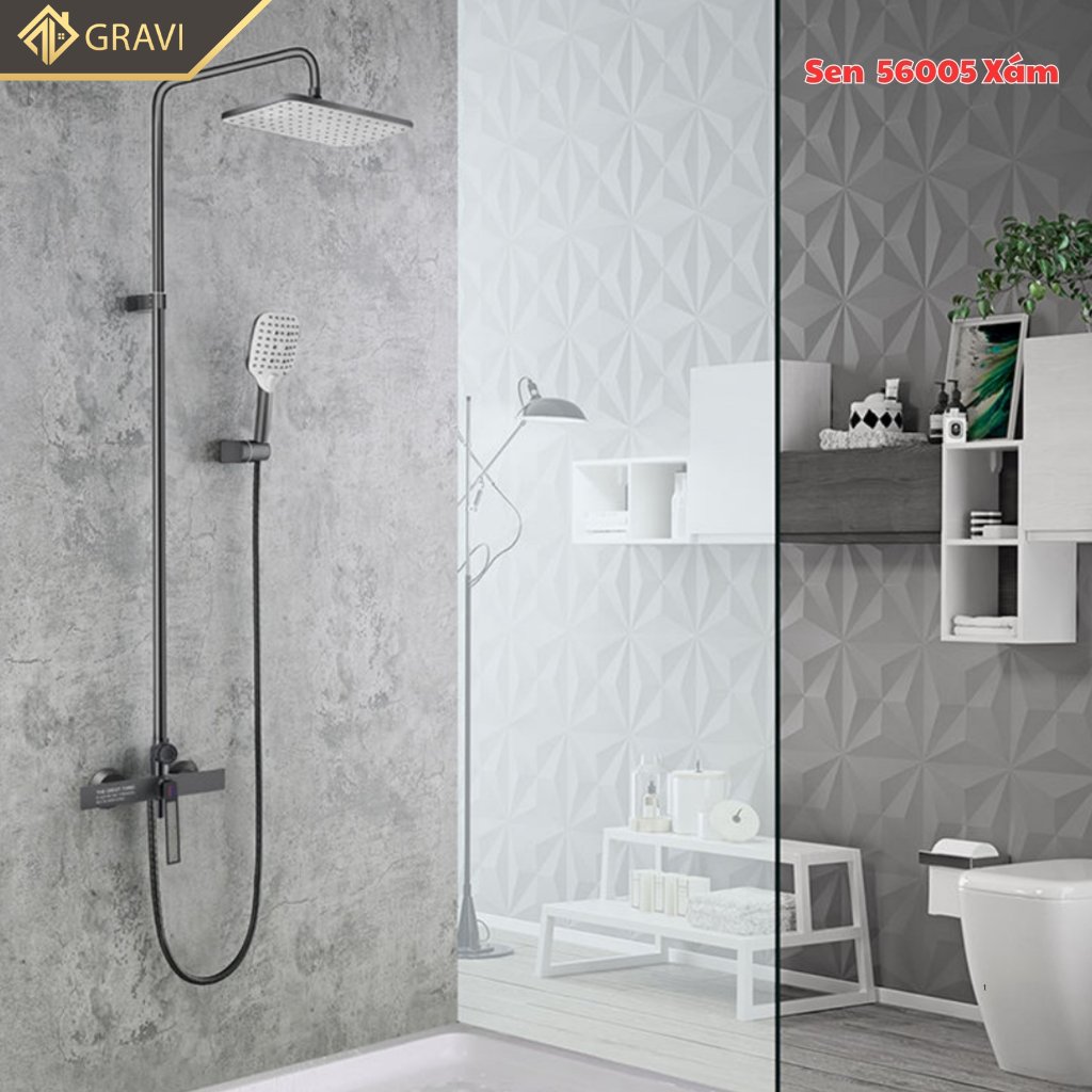 Bộ sen cây tắm đứng nóng lạnh GR - 56005X