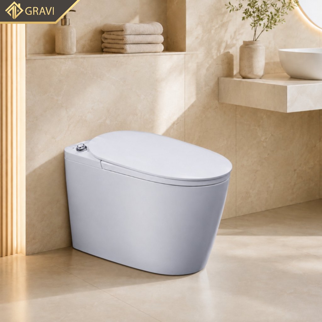 Bồn Cầu Bán Thông Minh Gravi BC-9692