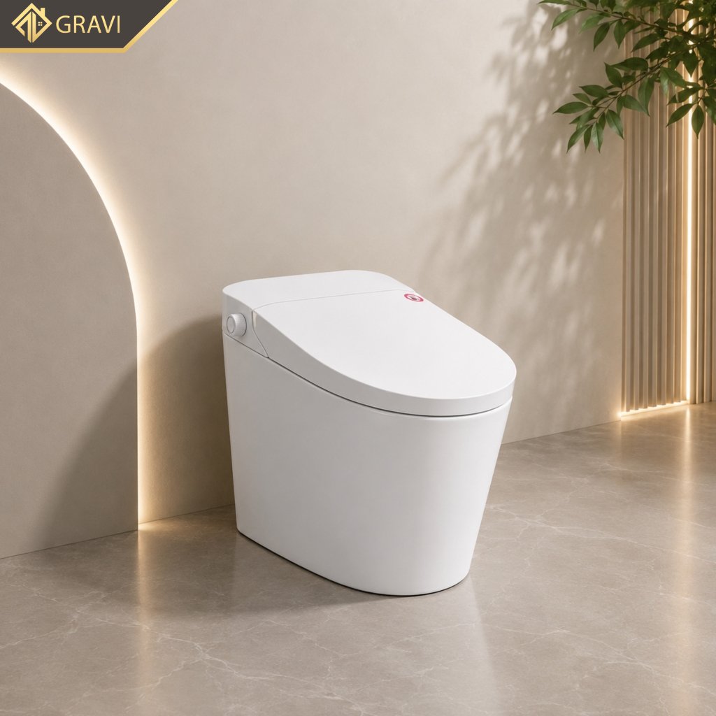 Bồn Cầu Bán Thông Minh Gravi BC-9690
